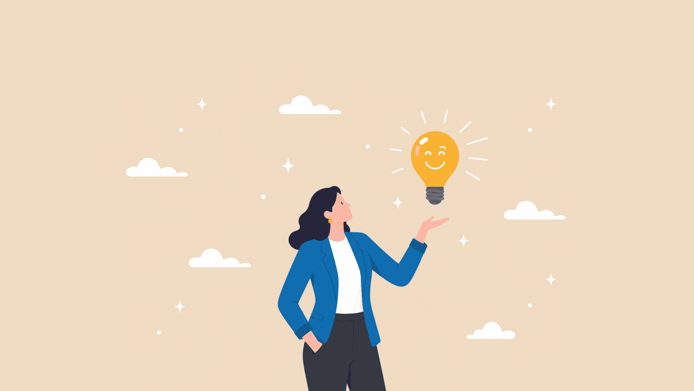lightbulb in hand