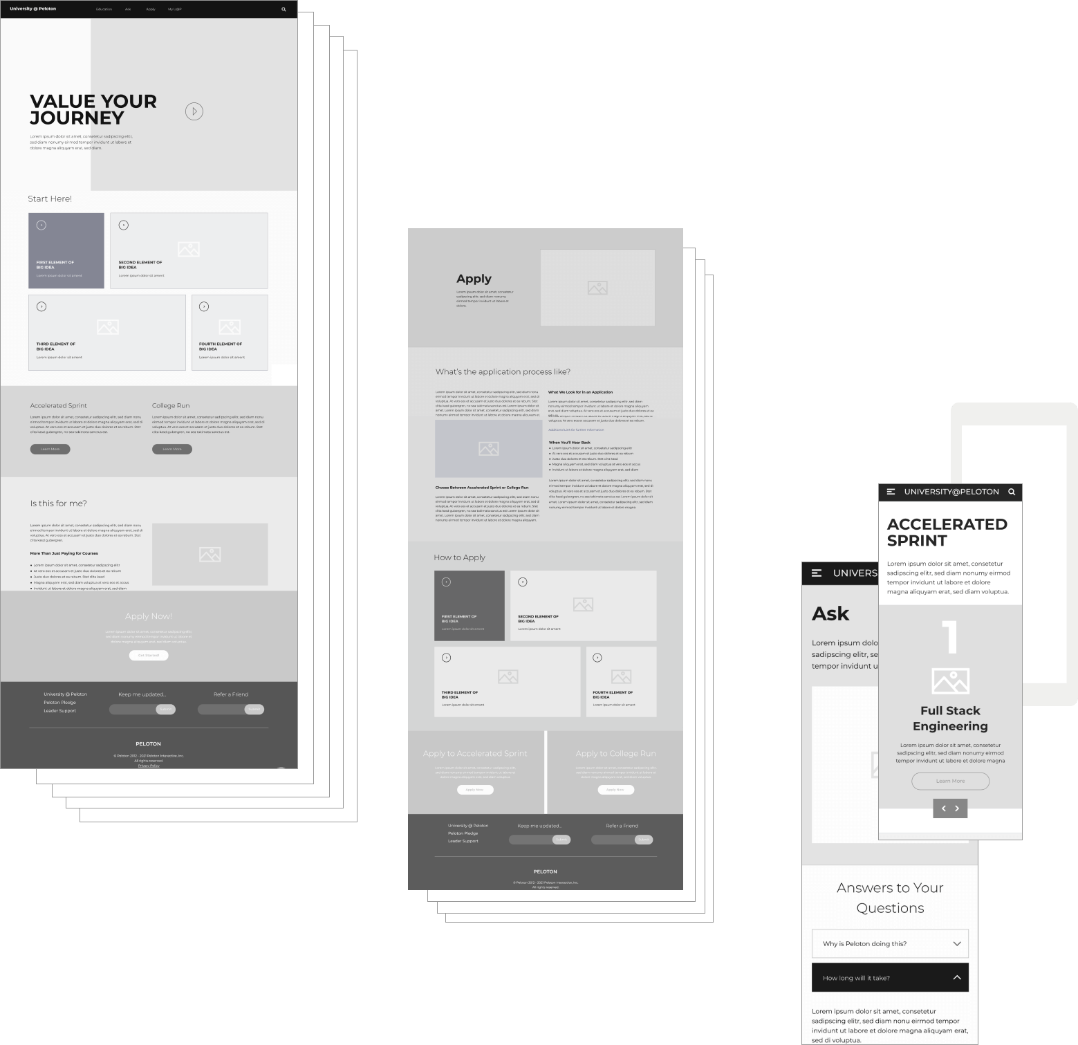 Peloton Wireframes 3