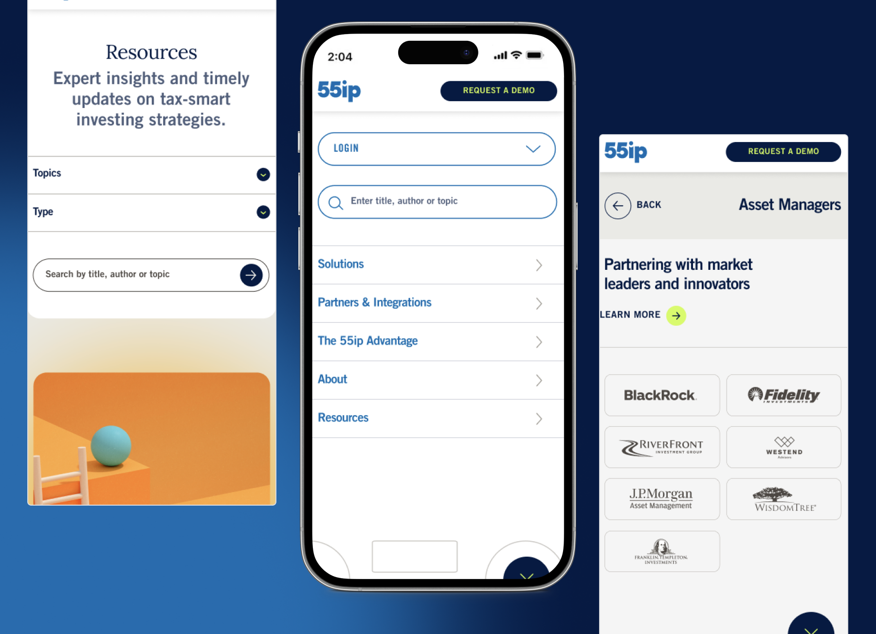 55ip mobile menu